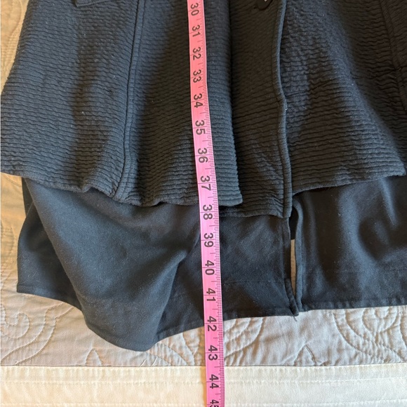 Elemente Clemente Black Cotton Ribbed Coat size Small - Picture 15 of 16